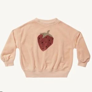Rylee + Cru Peach Strawberry Sweatshirt